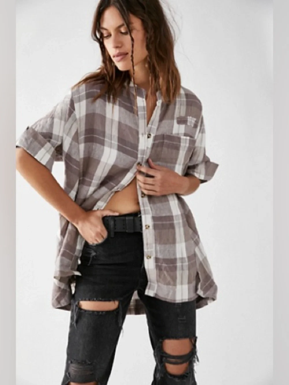 Free People‎ Summer Serenade Linen Top